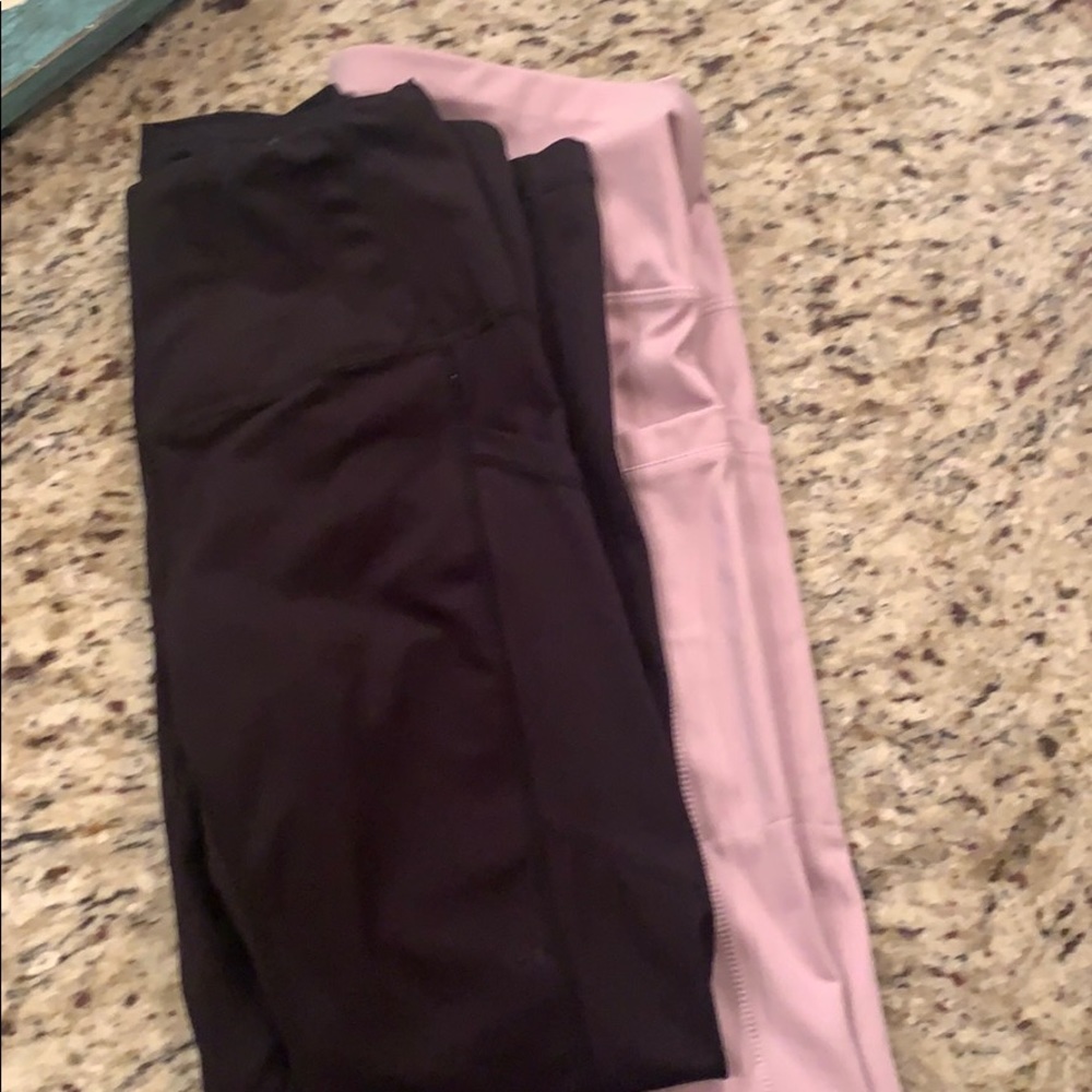 Two pairs of leggings